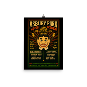 Asbury Park Reggae Festival 2026 Poster 12"x16"